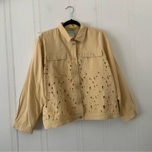 220 Hickory Beige Button-Up Jacket